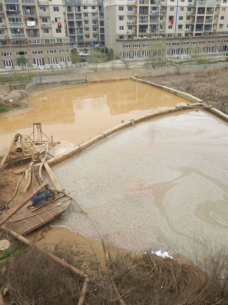 兴和沉淀池淤泥清理-厂区废水池淤泥清淤