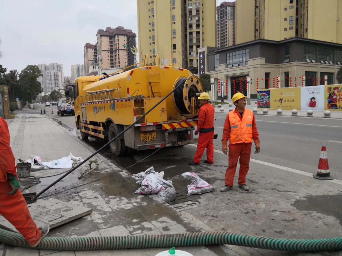 兴和排污管道清淤-管道清洗